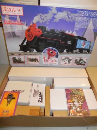 Mth Rudolph The Red Nosed Reindeer 2 - 8 - 0 Steam Freight Set Ps2.  0 Lnib 30 - 4171 - 1