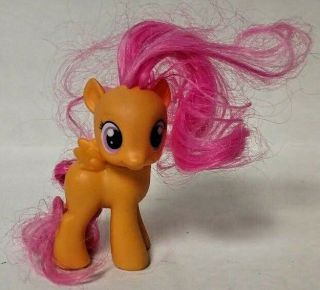 My Little Pony G4 Scootaloo Cutie Mark Crusader Brushable Hair Figure Orang Mlp