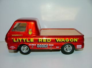 1966 Bz Dodge Little Red Wagon 1/24 Slot Car Fully Restored