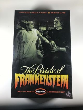 The Bride Of Frankenstein And Frankenstein Model Kit By Moebius