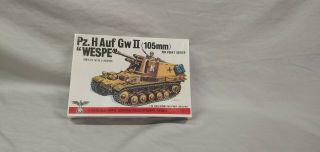 1/48 Bandai Pz.  H Auf Gw Ii 105mm Wespe German Plastic Scale Model Kit Mib