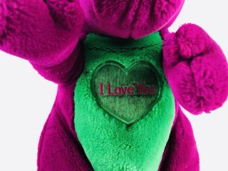 Plush Barney I Love You talking 3