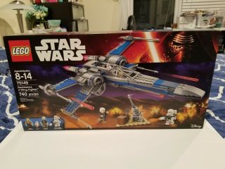 Lego 75149 The Force Awakens Star Wars Resistance X - Wing Fighter Complete