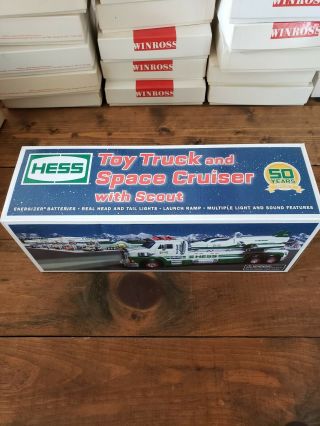Hess 2014 Toy Truck and Space Cruiser with Scout 50th 2