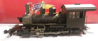 BACHMANN SPECTRUM G Scale Locomotive 81298 Unlettered 2 - 8 - 0 Consolidation W/Box 2