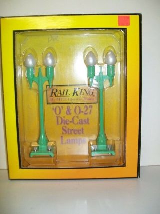 Mth 30 - 1071 Railking O Gauge 580 - 2 Street Lamp Set