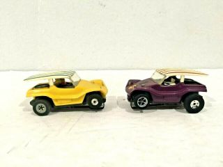 1963 Aurora Dune Buggys Ho Slot Cars