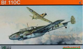 Eduard 1:48 Messerschmitt Bf - 110 C Profipack Plastic Model Kit 8201u
