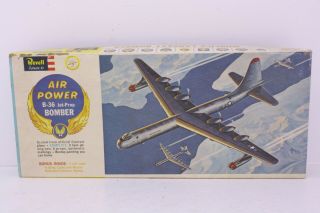 Revell 1962 Convair B - 36 Bomber Plastic Model Kit H:139 Complete