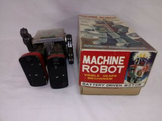 1963 Horikawa battery operated MACHINE ROBOT BOX NON WORK 2