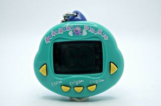 Rakuraku Dinokun Dinkie Dino Green 1998 Digital Virtual Pet Tamagotchi 02