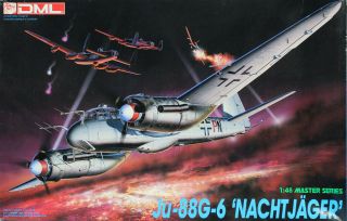 Dml Dragon 1:48 Master Series Ju - 88 G - 6 Nachtjager Plastic Model Kit 5509u