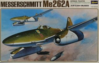 Hasegawa 1:32 Messerschmitt Me - 262 A German Fighter Plastic Kit S14u