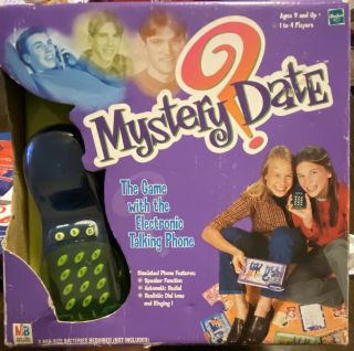 Mystery Date Electronic Talking Phone Game Hasbro Milton Bradley 2000 Vintage