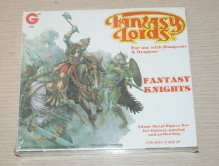 Grenadier Games Vtg Fantasy Lords Fantasy Knights 25mm Figure Set Misb 6008 1984
