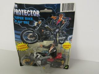The Terminator Protector Arnold Schwarzenegger On Motorcycle Ko Knock Off Toy
