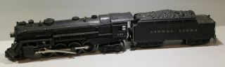 Vintage 1946 Lionel O Gauge 2 - 8 - 4 Berkshire 726 Steam Locomotive & 2426w Tender