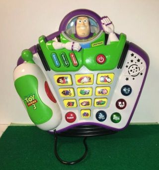 Vtech Buzz Lightyear Toy Story 3 Disney Pixar Learning Talk Teach Light Up Phone
