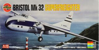 Airfix 1:72 Bristol Mk.  32 Superfreighter Plastic Aircraft Model Kit 05002u