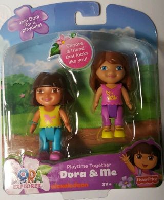 Fisher - Price Dora The Explorer Playtime Together Dora And Me Action Figure 3