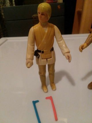 Vintage Star Wars Action Figures 1977 And 1980 Luke Skywalkers