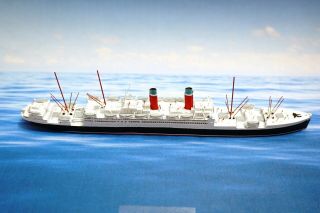 Cm 60a George Washington 7 " Lead Cruise Ship Model 1:1250 Miniature Waterline 12