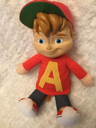 Fisher Price Alvin And The Chipmunks Plush Talking Doll 14”