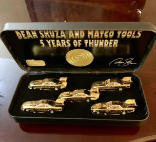 Dean Skuza Matco Tools 5 Years Of Thunder 24k Gold Plated Set Of 5 Pro Funny Car