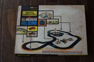 Aurora Model Motoring All - American Hill Climb 1965 1960 