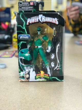 " Green Ranger " Bandai Legacy Mighty Morphin Power Rangers Action Figure