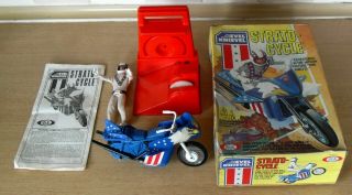 Vintage 1977 Evel Knievel Stunt Strato Cycle