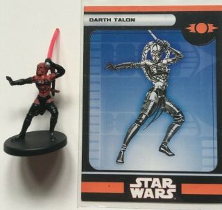 Darth Talon Star Wars Miniatures Very Rare Legacy Of The Force Sith Lord Minis
