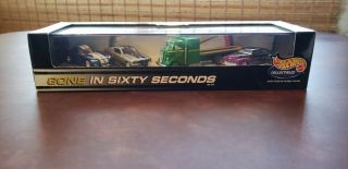Hot Wheels Gone In 60 Seconds (movie) Set With Display Case 1:64