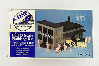 Open Box K - Line Full O Scale Building Kit K - Lineville Toys Factory Complete