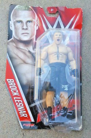 Brock Lesnar Wrestling Wrestler Raw Wwe Figure On Card
