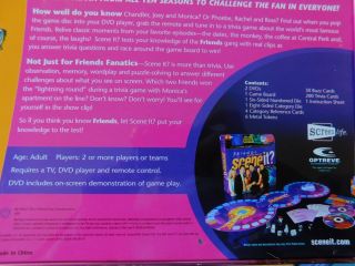 Friends Deluxe Edition Scene It? The DVD Board Game in Embossed Tin Box Exc Con 3