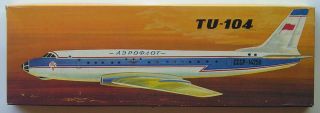 Diwi (flugzeug Modellbaukasten) Tupolev Tu - 104 – Complete And Unstarted