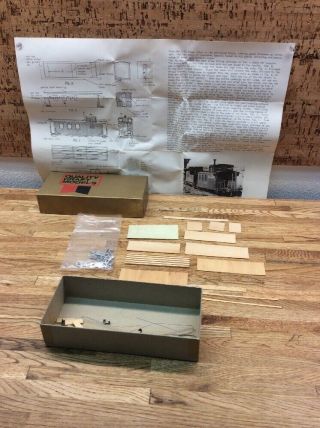 Quality Craft Models Ho Scale D&rgw Narrow Gauge Caboose Kit M - 3