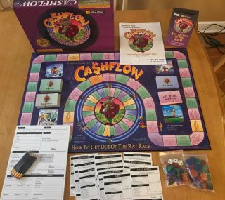 Rich Dad Cashflow 101 Investment Board Game - - All Parts