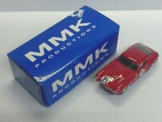 Mmk Gmc 2 Resin Rtr Ferrari 250 Swb Red  24h Le Mans 1960 1.  32 Slot Car