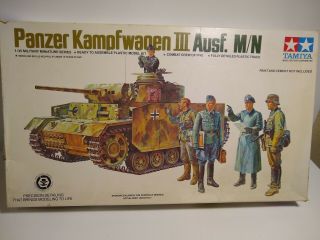 Tamiya 1/35 Panzer Kampfwagen Iii Ausf.  M/n Item 35011 (1971)
