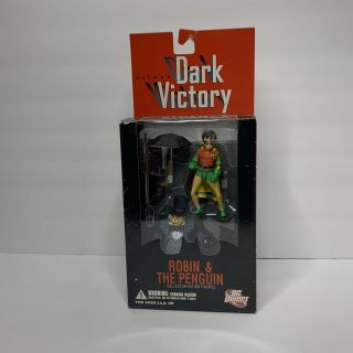 Nib Dc Direct Batman Dark Victory Action Figures Robin & Penguin 2006
