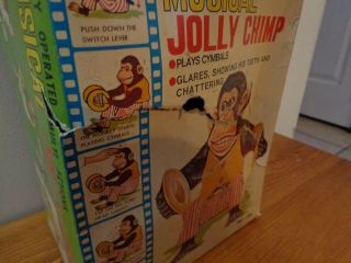 Vintage Musical Jolly Chimp No 7061 with Box 2