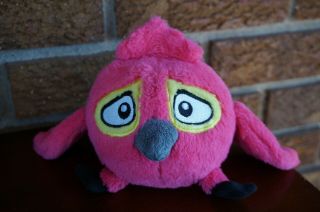Plush Angry Birds Rio Caged Pink Baby Bird Stuffed Animal Toy Small Soft Doll