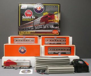 Lionel 6 - 30178 Santa Fe Chief Diesel Passenger Train Set Ex/box