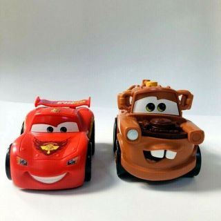Disney Cars 2 Shake N’ Go Talking & Driving Lightning Mcqueen & Mater Battery
