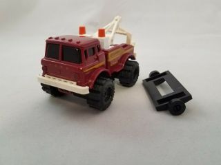 Vintage Schaper Stomper 4x4 Gen 2 Maroon And White Tow Truck See Details B - Lo