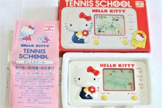 Hello Kitty Tennis School Game Watch Tomy Japan Sanrio Popular & Fun & Vintage