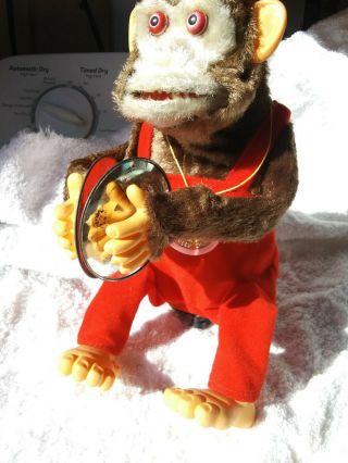 Vintage Musical Jolly Chimp.  Perfectly.