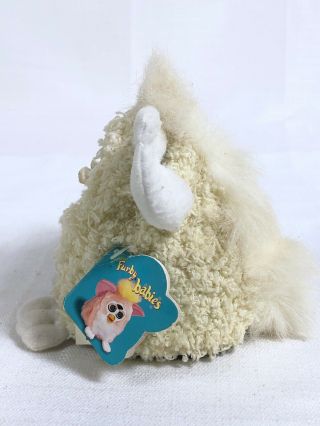 Furby Babies 1999 70 - 940 White & Ivory ' Sheep ' Curly Fur - - W Tags 2
